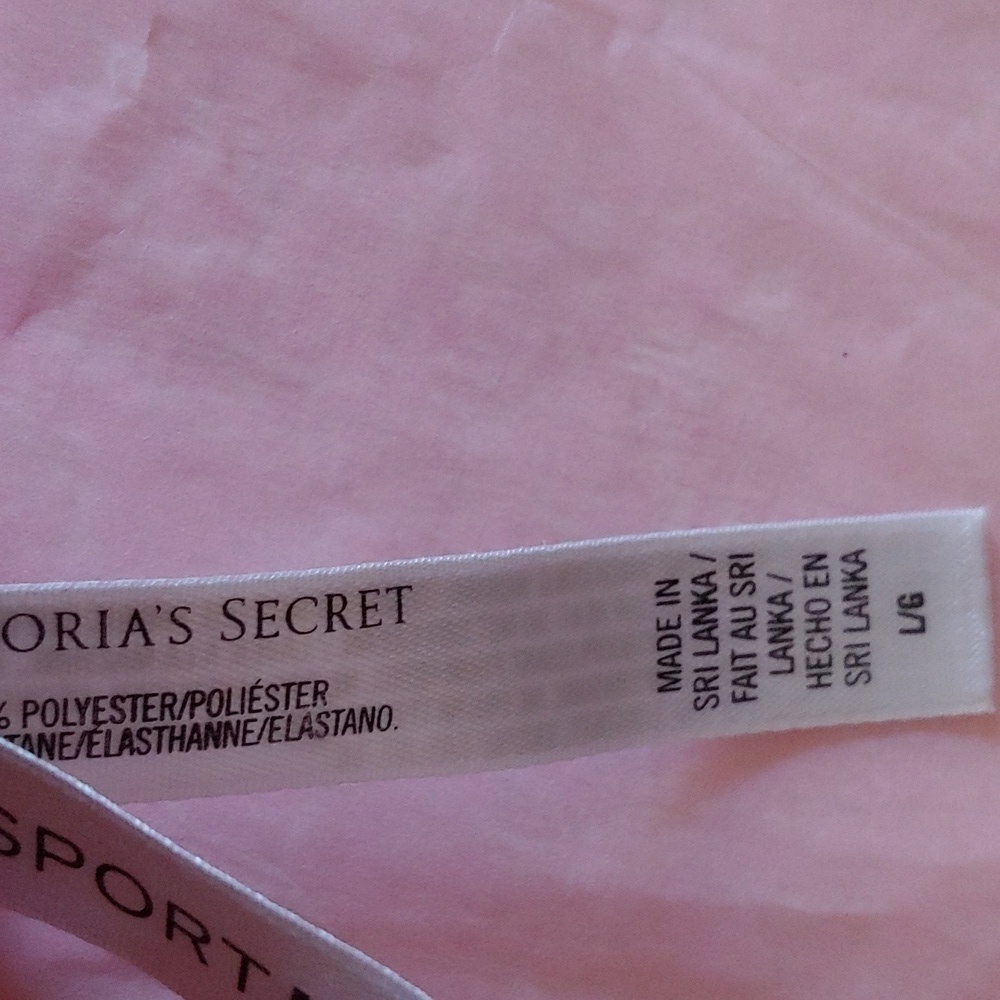 VS Sports Bra Fluorescent Pink Workout Bra VSX Sport Bra VS Hot Pink Top VS Top - Picture 3 of 6